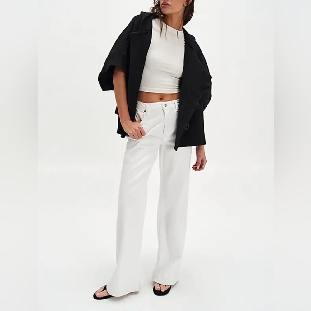 Free People Black Poncho with Wooden Accents One Size New Without Tags - Picture 3 of 11